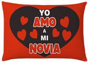  Cojin Amo a Mi Novia 