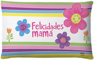  Cojin Rectangular Floredo Mamá 