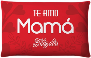  Cojin Rectangular Te Amo Mamá 