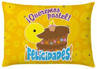  Cojin Queremos Pastel 