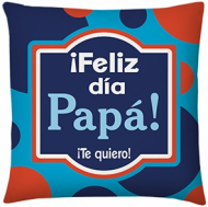  Cojin Cuadrado Feliz Dia Papá 