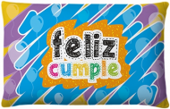  Cojin Rectangular Feliz Cumple 